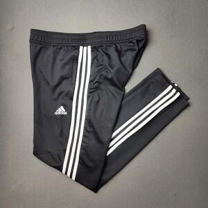 Adidas Pants Womens Large Black Tiro 19 Tapered Soccer Training Ankle Zip D95957